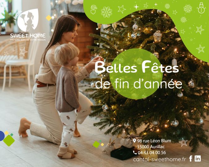 🎄✨ Belles fêtes de fin d’année avec Cantal Sweet Home ✨🎄