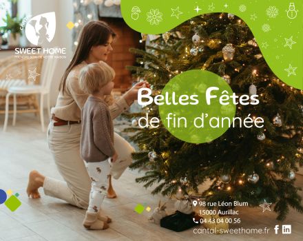 🎄✨ Belles fêtes de fin d’année avec Cantal Sweet Home ✨🎄